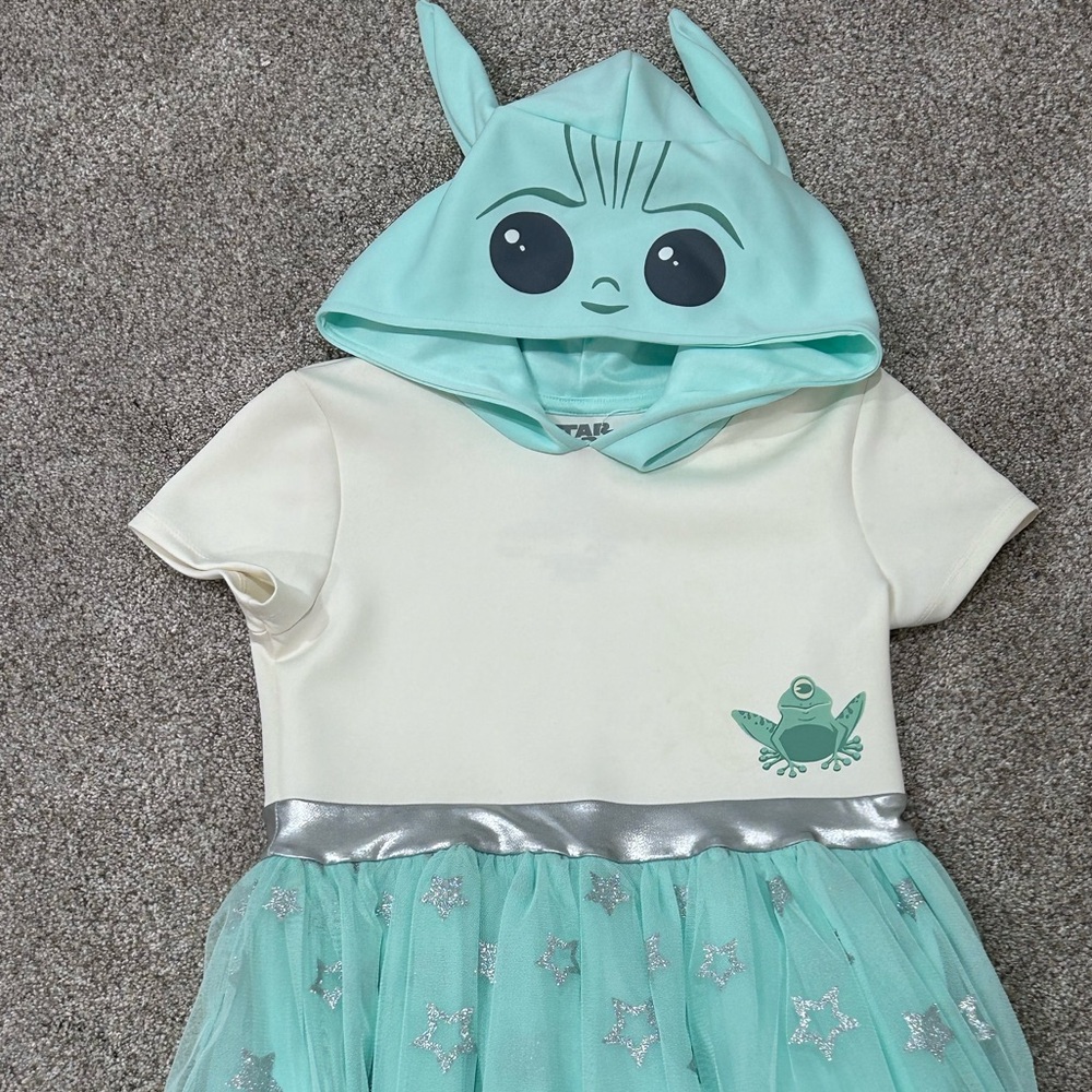 Star Wars Baby Yoda/Grogu hooded tutu dress